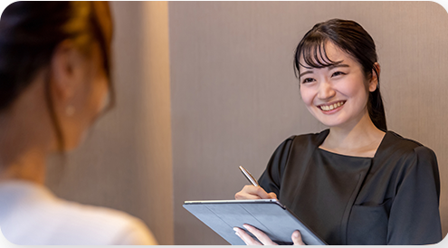 丁寧な無料カウンセリング