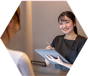 丁寧な無料カウンセリング